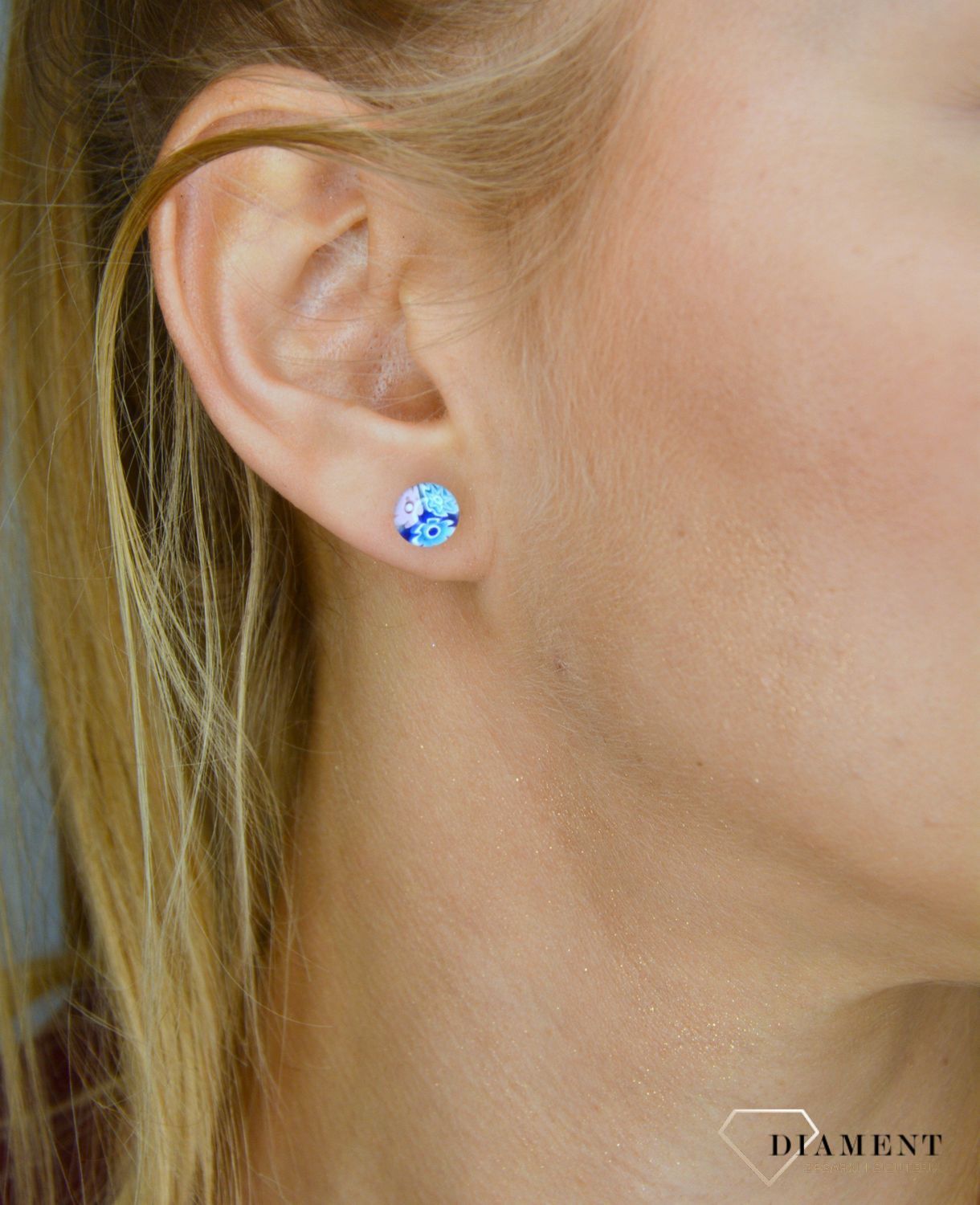 Kolczyki szkło weneckie w niebieskim odcieniu Murano 18.jpg